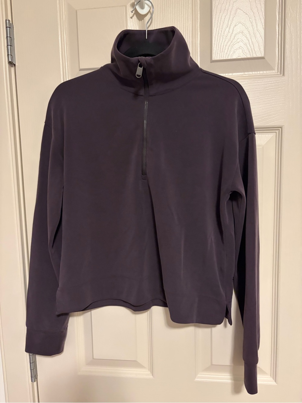 🐢 ATHLETA - Small Purple 3/4 Zip Sweater Womens